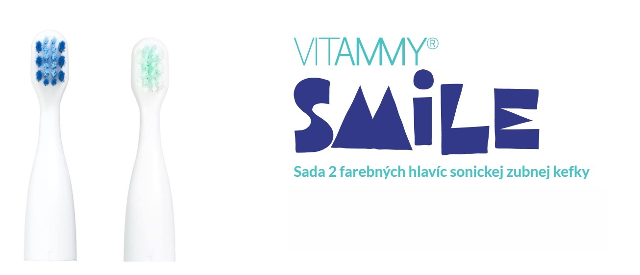 náhradné hlavy na zubnú kefku vitammy smile